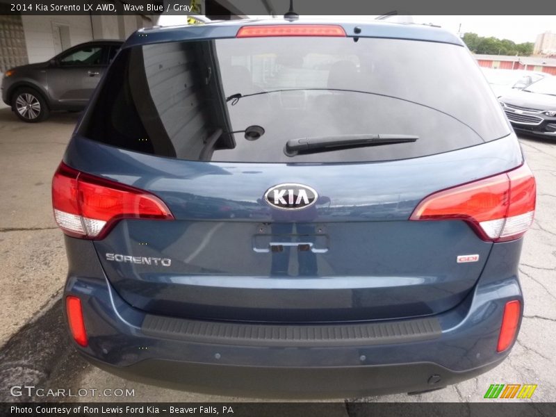 Wave Blue / Gray 2014 Kia Sorento LX AWD