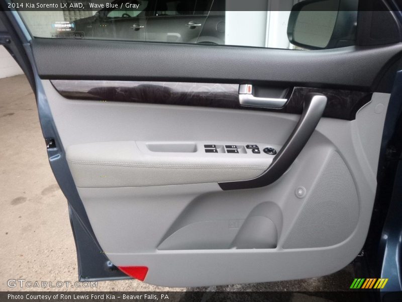 Wave Blue / Gray 2014 Kia Sorento LX AWD