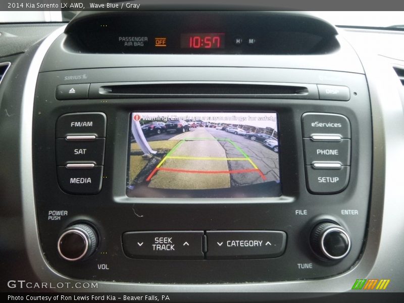 Wave Blue / Gray 2014 Kia Sorento LX AWD
