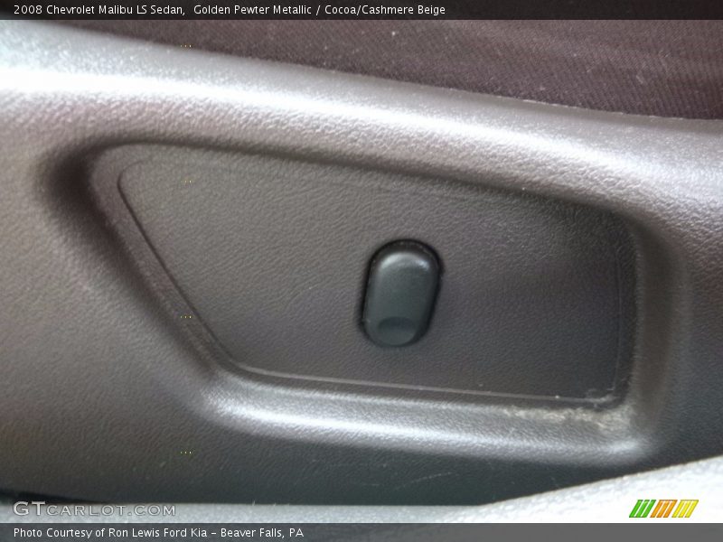 Golden Pewter Metallic / Cocoa/Cashmere Beige 2008 Chevrolet Malibu LS Sedan