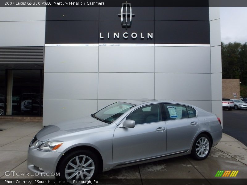 Mercury Metallic / Cashmere 2007 Lexus GS 350 AWD