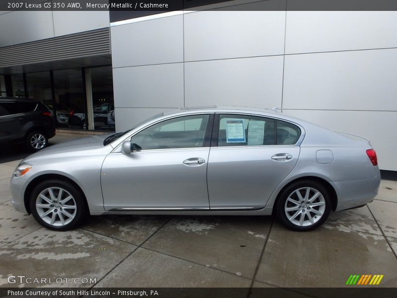 Mercury Metallic / Cashmere 2007 Lexus GS 350 AWD