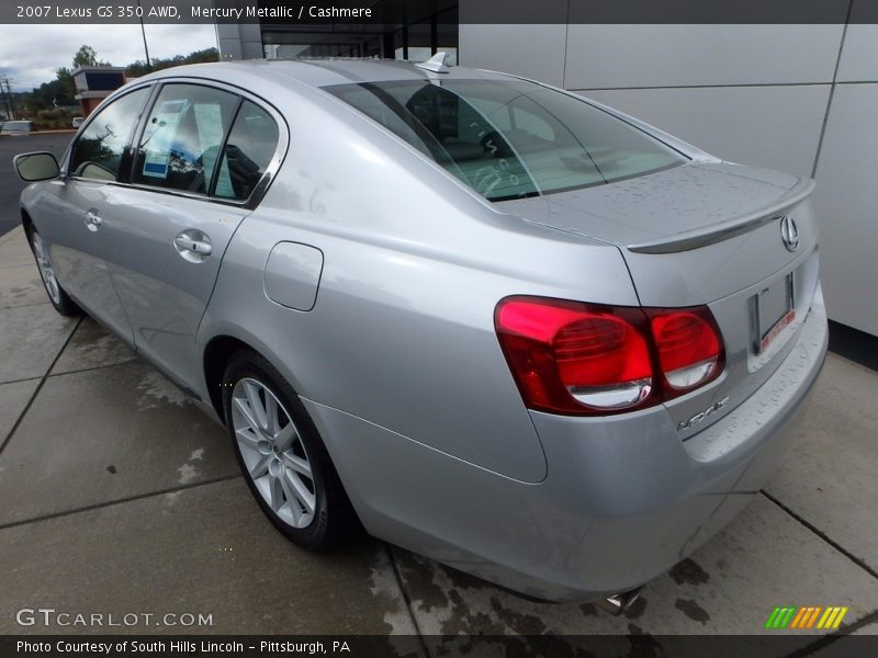 Mercury Metallic / Cashmere 2007 Lexus GS 350 AWD