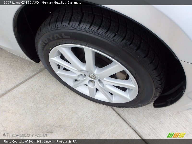 Mercury Metallic / Cashmere 2007 Lexus GS 350 AWD