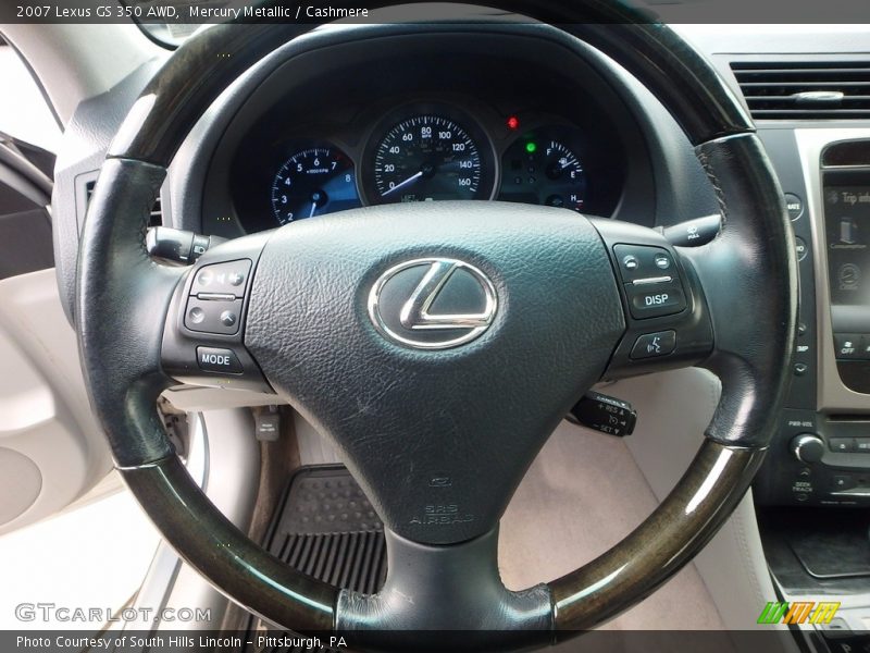 Mercury Metallic / Cashmere 2007 Lexus GS 350 AWD
