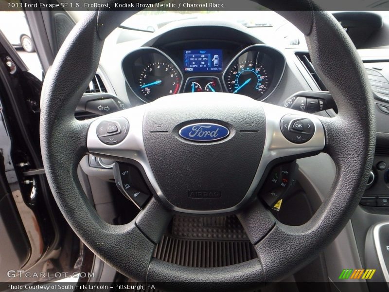 Kodiak Brown Metallic / Charcoal Black 2013 Ford Escape SE 1.6L EcoBoost