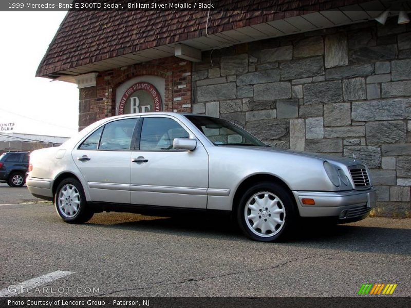 Brilliant Silver Metallic / Black 1999 Mercedes-Benz E 300TD Sedan