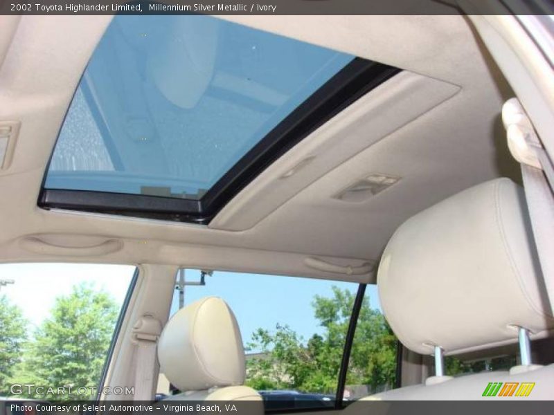Millennium Silver Metallic / Ivory 2002 Toyota Highlander Limited
