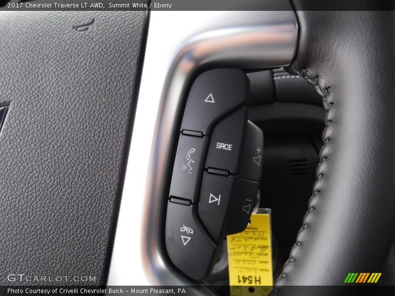 Summit White / Ebony 2017 Chevrolet Traverse LT AWD
