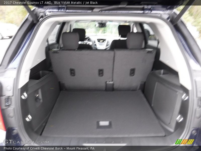 Blue Velvet Metallic / Jet Black 2017 Chevrolet Equinox LT AWD