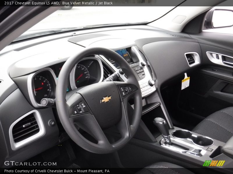 Blue Velvet Metallic / Jet Black 2017 Chevrolet Equinox LS AWD
