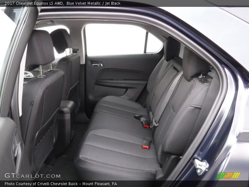 Blue Velvet Metallic / Jet Black 2017 Chevrolet Equinox LS AWD