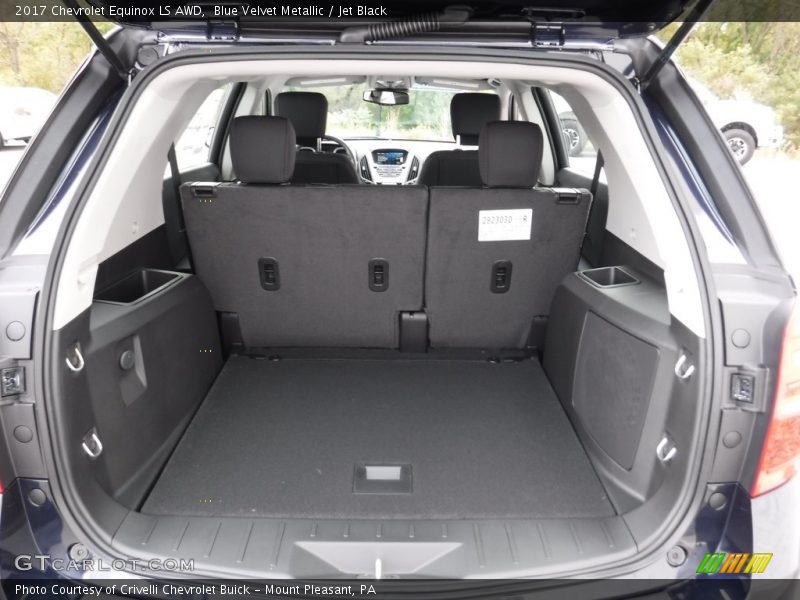 Blue Velvet Metallic / Jet Black 2017 Chevrolet Equinox LS AWD