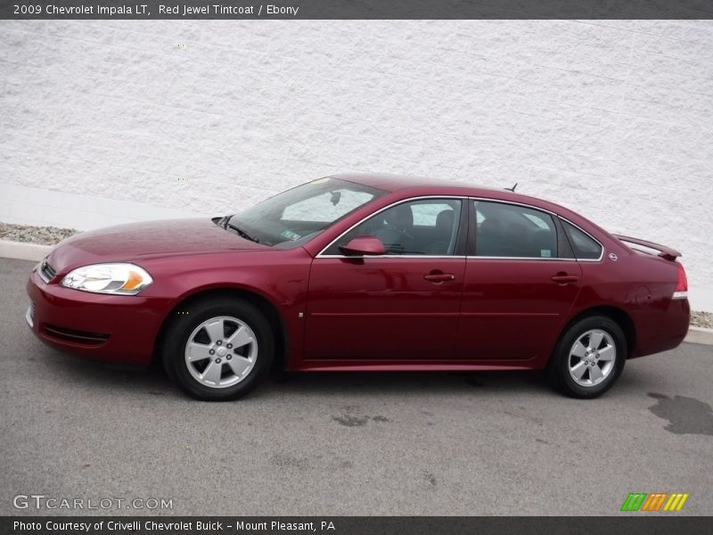Red Jewel Tintcoat / Ebony 2009 Chevrolet Impala LT