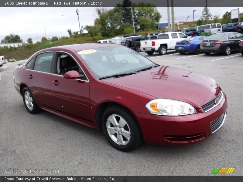 Red Jewel Tintcoat / Ebony 2009 Chevrolet Impala LT