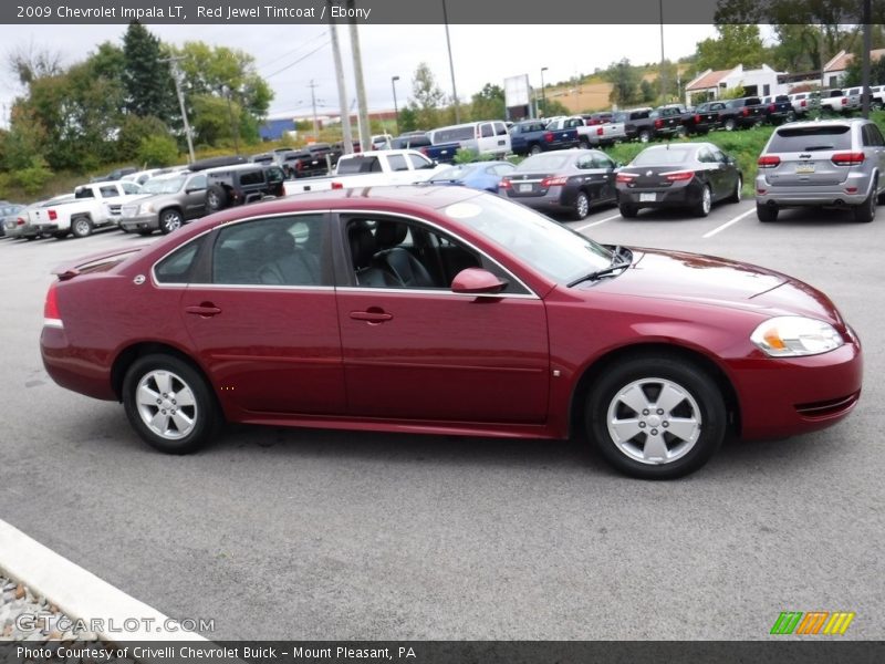 Red Jewel Tintcoat / Ebony 2009 Chevrolet Impala LT