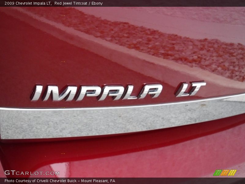 Red Jewel Tintcoat / Ebony 2009 Chevrolet Impala LT