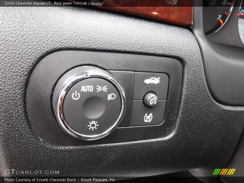 Red Jewel Tintcoat / Ebony 2009 Chevrolet Impala LT