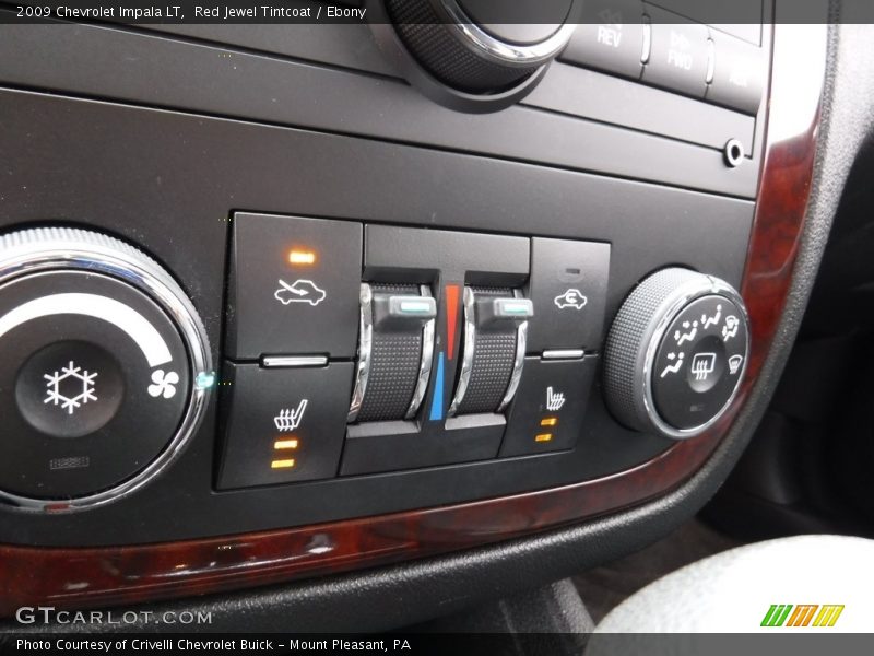 Red Jewel Tintcoat / Ebony 2009 Chevrolet Impala LT