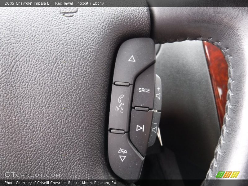 Red Jewel Tintcoat / Ebony 2009 Chevrolet Impala LT