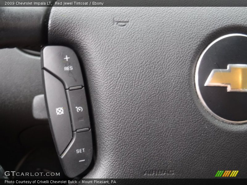 Red Jewel Tintcoat / Ebony 2009 Chevrolet Impala LT