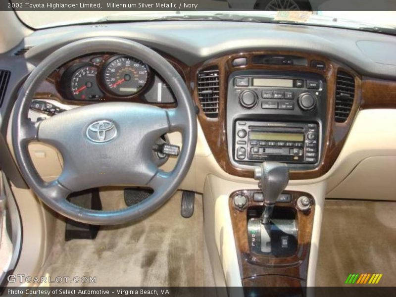 Millennium Silver Metallic / Ivory 2002 Toyota Highlander Limited