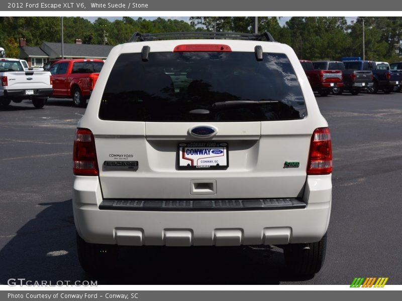 White Suede / Stone 2012 Ford Escape XLT V6