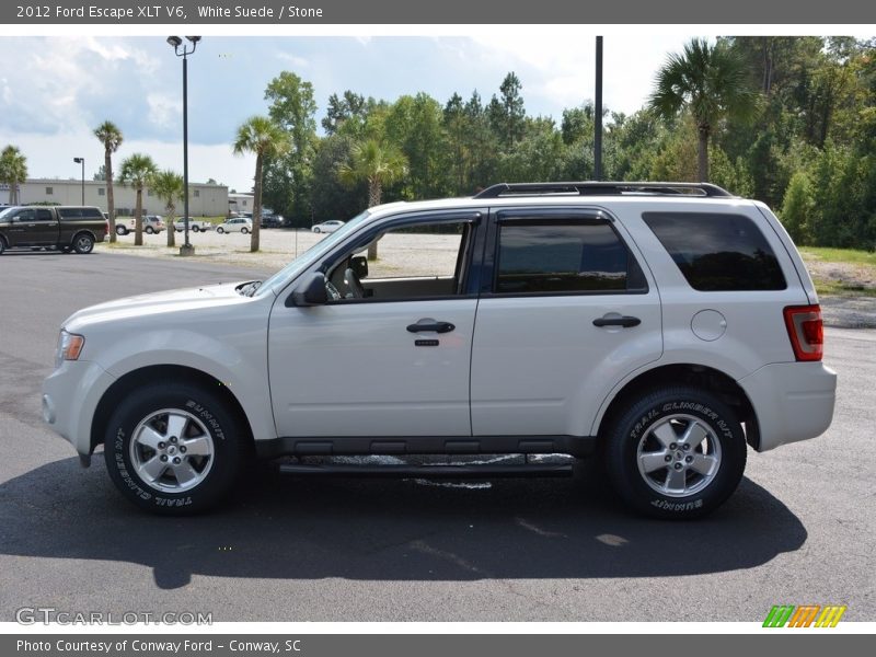 White Suede / Stone 2012 Ford Escape XLT V6