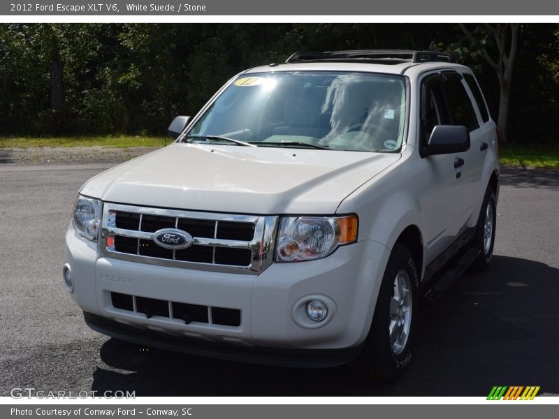 White Suede / Stone 2012 Ford Escape XLT V6