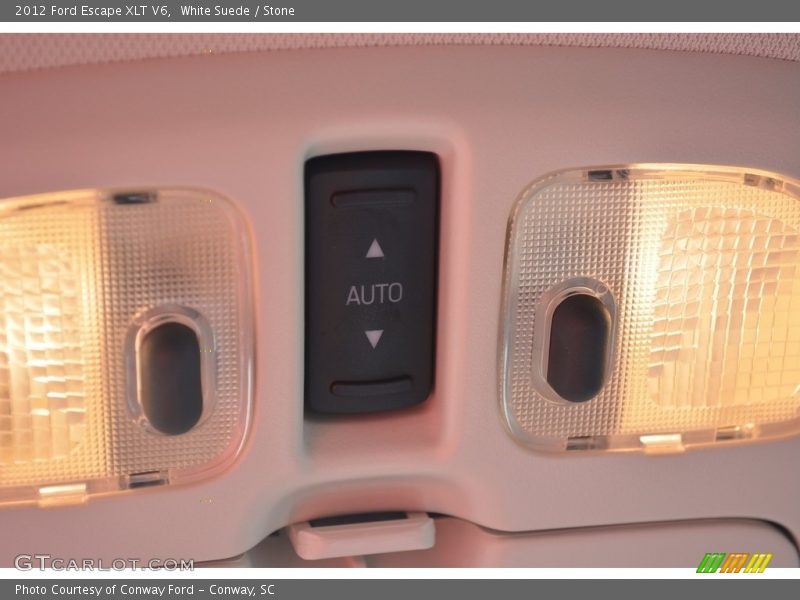 White Suede / Stone 2012 Ford Escape XLT V6