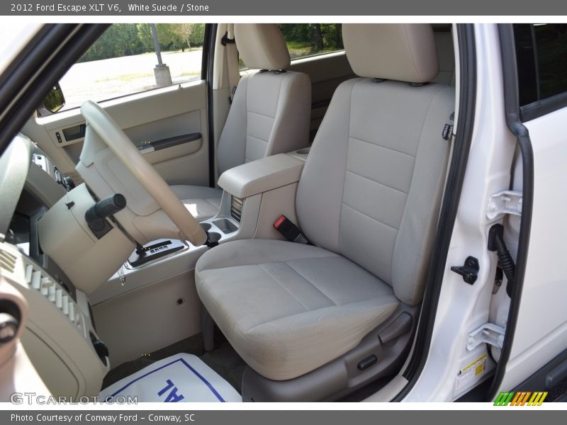 White Suede / Stone 2012 Ford Escape XLT V6
