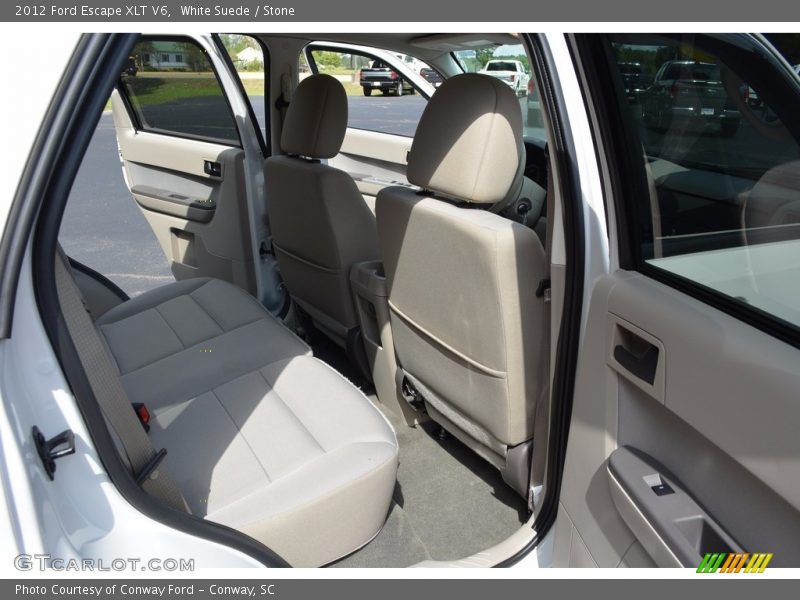 White Suede / Stone 2012 Ford Escape XLT V6