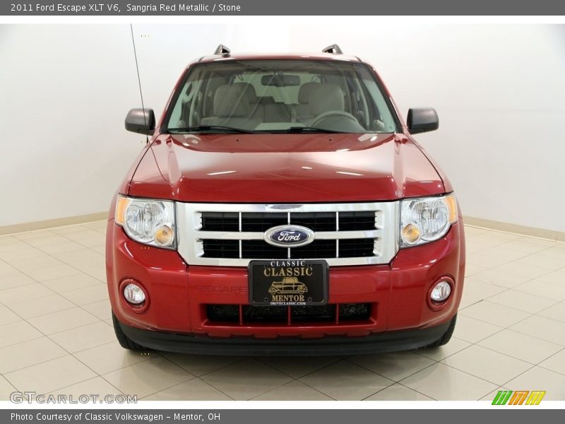 Sangria Red Metallic / Stone 2011 Ford Escape XLT V6