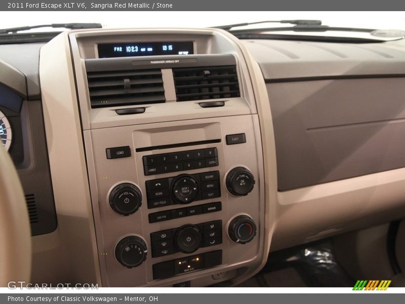 Sangria Red Metallic / Stone 2011 Ford Escape XLT V6