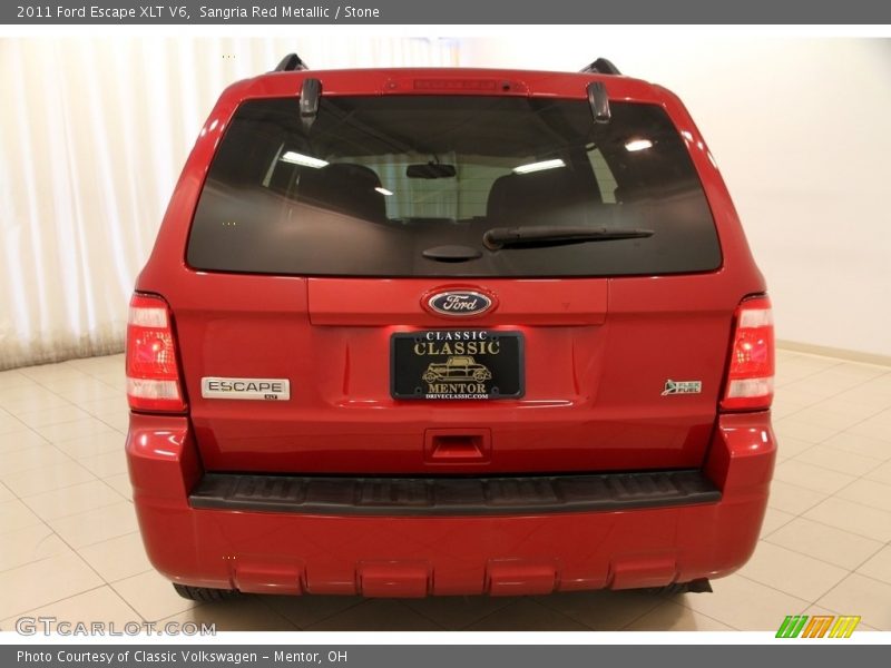 Sangria Red Metallic / Stone 2011 Ford Escape XLT V6