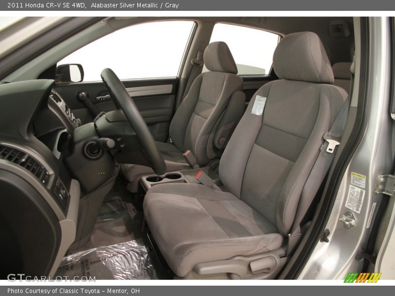 Alabaster Silver Metallic / Gray 2011 Honda CR-V SE 4WD