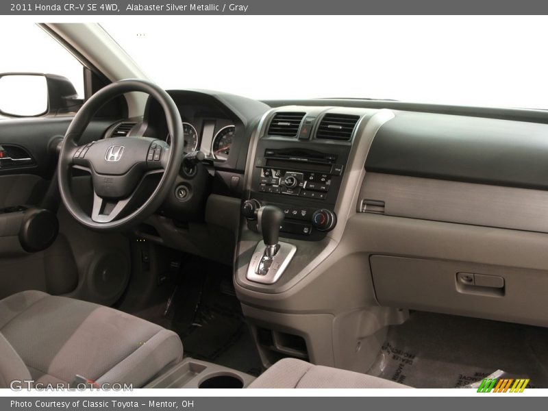 Alabaster Silver Metallic / Gray 2011 Honda CR-V SE 4WD