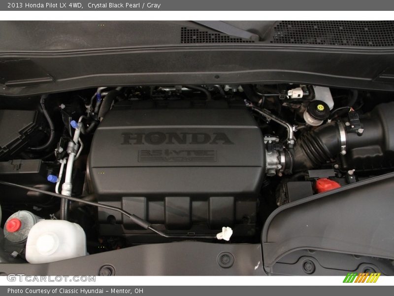 Crystal Black Pearl / Gray 2013 Honda Pilot LX 4WD