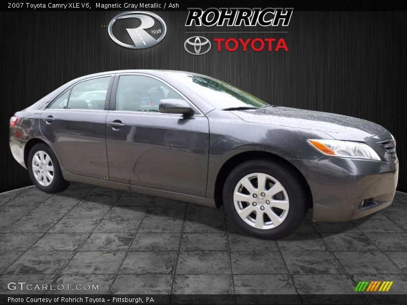 Magnetic Gray Metallic / Ash 2007 Toyota Camry XLE V6