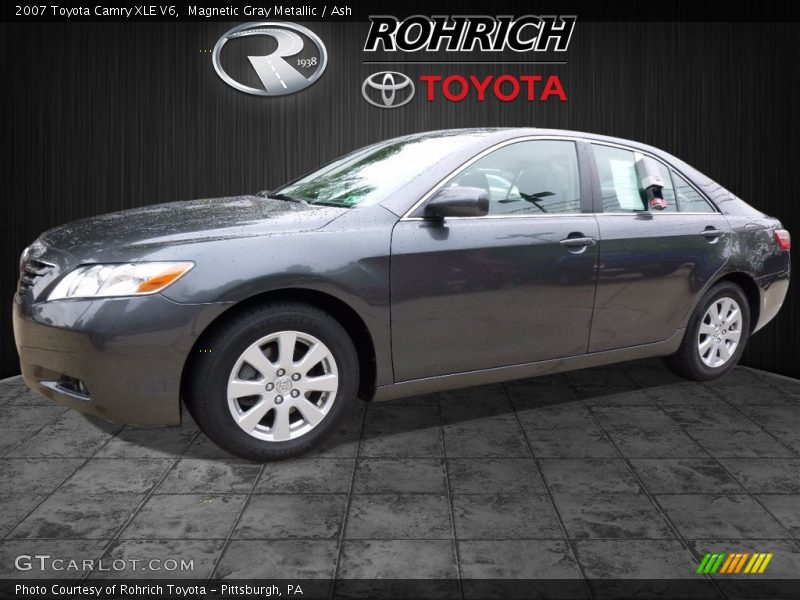 Magnetic Gray Metallic / Ash 2007 Toyota Camry XLE V6
