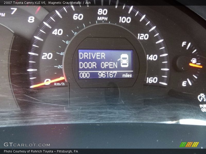 Magnetic Gray Metallic / Ash 2007 Toyota Camry XLE V6