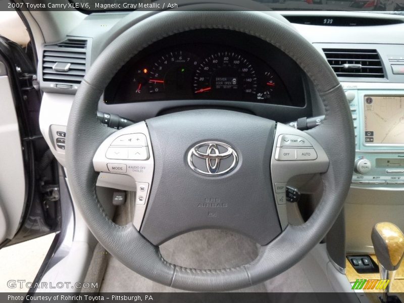 Magnetic Gray Metallic / Ash 2007 Toyota Camry XLE V6
