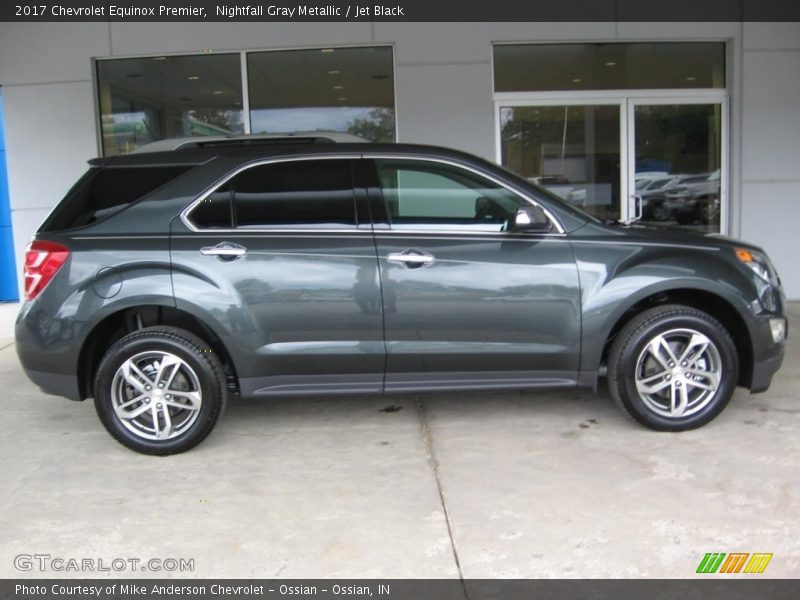 Nightfall Gray Metallic / Jet Black 2017 Chevrolet Equinox Premier