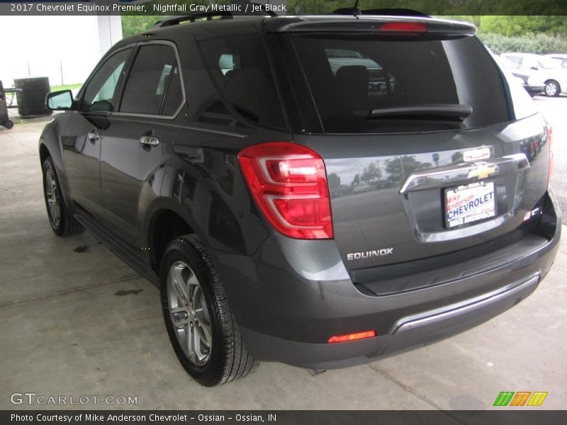 Nightfall Gray Metallic / Jet Black 2017 Chevrolet Equinox Premier