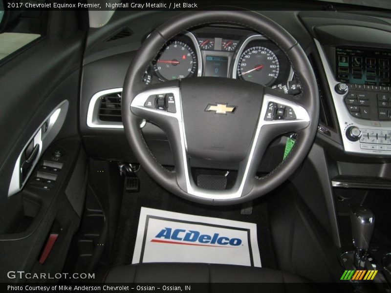 Nightfall Gray Metallic / Jet Black 2017 Chevrolet Equinox Premier