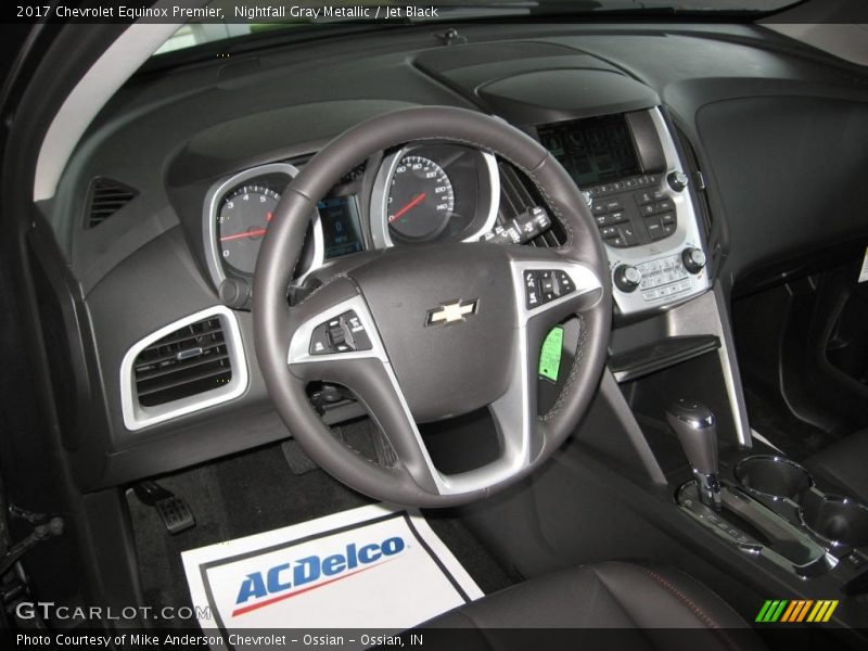 Nightfall Gray Metallic / Jet Black 2017 Chevrolet Equinox Premier