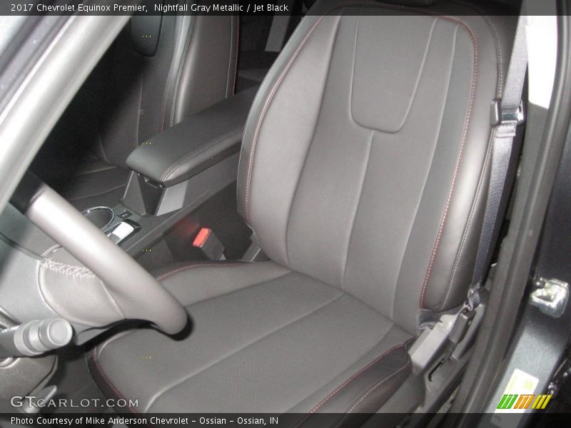 Nightfall Gray Metallic / Jet Black 2017 Chevrolet Equinox Premier