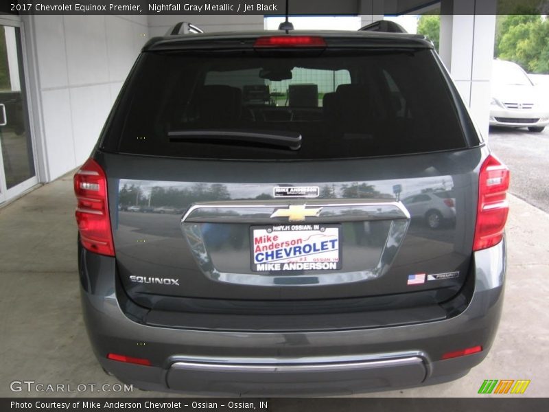 Nightfall Gray Metallic / Jet Black 2017 Chevrolet Equinox Premier