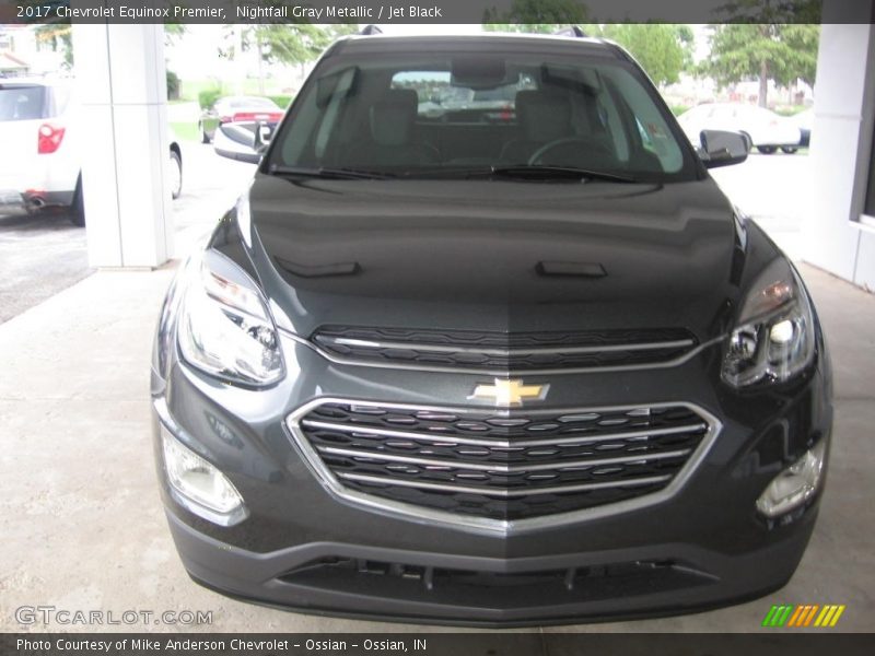 Nightfall Gray Metallic / Jet Black 2017 Chevrolet Equinox Premier