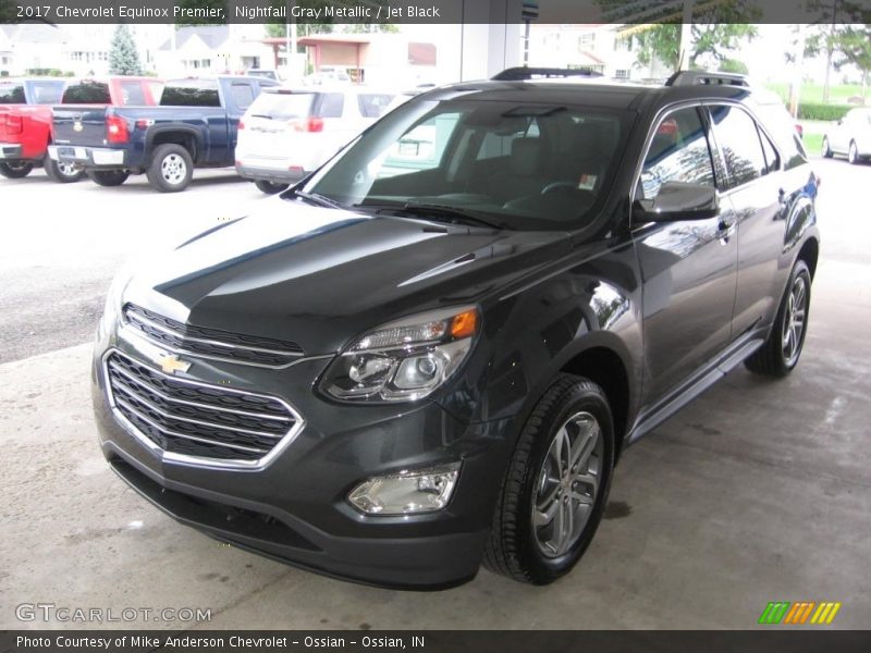 Nightfall Gray Metallic / Jet Black 2017 Chevrolet Equinox Premier